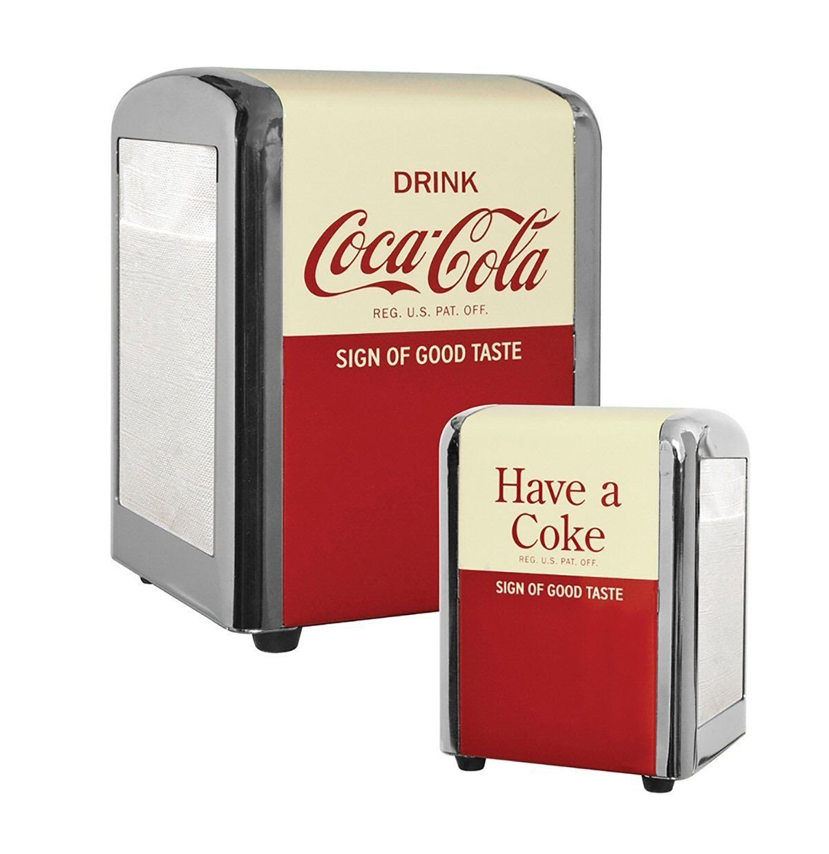 Coca-Cola Half Formaat Servetten Houder Sign of Good Taste | Coca-Cola