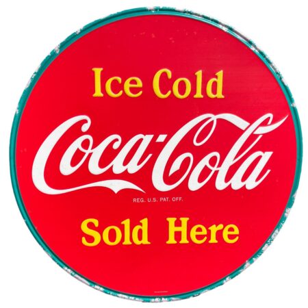 Coca-Cola Ice Cold Sold Here XXL Metalen Wandbord - 90 cm - Relief | Coca-Cola