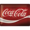 Coca-Cola Logo Red Lights Metalen Bord - 30 x 40 cm | Coca-Cola