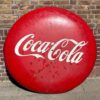 Coca-Cola Metalen Button Ø120 cm - Origineel | Coca-Cola