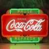 Coca-Cola Pause Refresh Neon Verlichting 67 x 50 cm - Rood