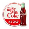 Coca-Cola Things Go Better With Coke Metalen Bord - 46 x 46cm | Coca-Cola