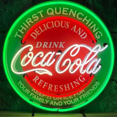 Coca-Cola Thirst Quenching Neon Verlichting DELUXE 60 cm - Rood