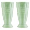 Coca-Cola jadeiet Glazen Malt / Milkshake Beker 0