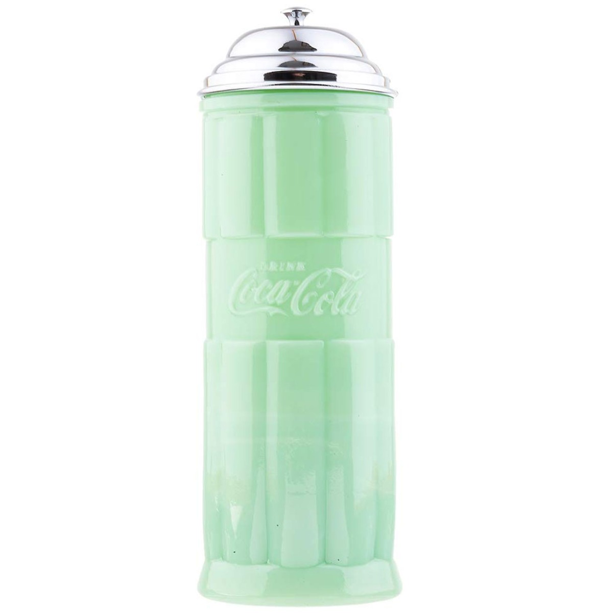 Coca-Cola jadeiet Glazen Rietjeshouder - Groen | Coca-Cola