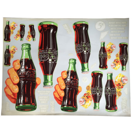 Coca-Cola vel met 32 decals (New Old Stock) | Coca-Cola