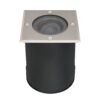 Cody LED Grondspot RVS - Dimbaar - Excl. GU10 lichtbron - Kantelbaar - Overrijdbaar - Vierkant - IP67 waterdicht - Tuinverlichting - Oprit | HOFTRONIC