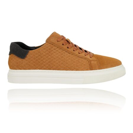Cognac Essential Sneakers Lureaux - Handgemaakte Nette Schoenen Voor Heren | Lureaux