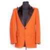 Colbert Oranje/ Zwart Strepen - 46 | Fiftiesstore