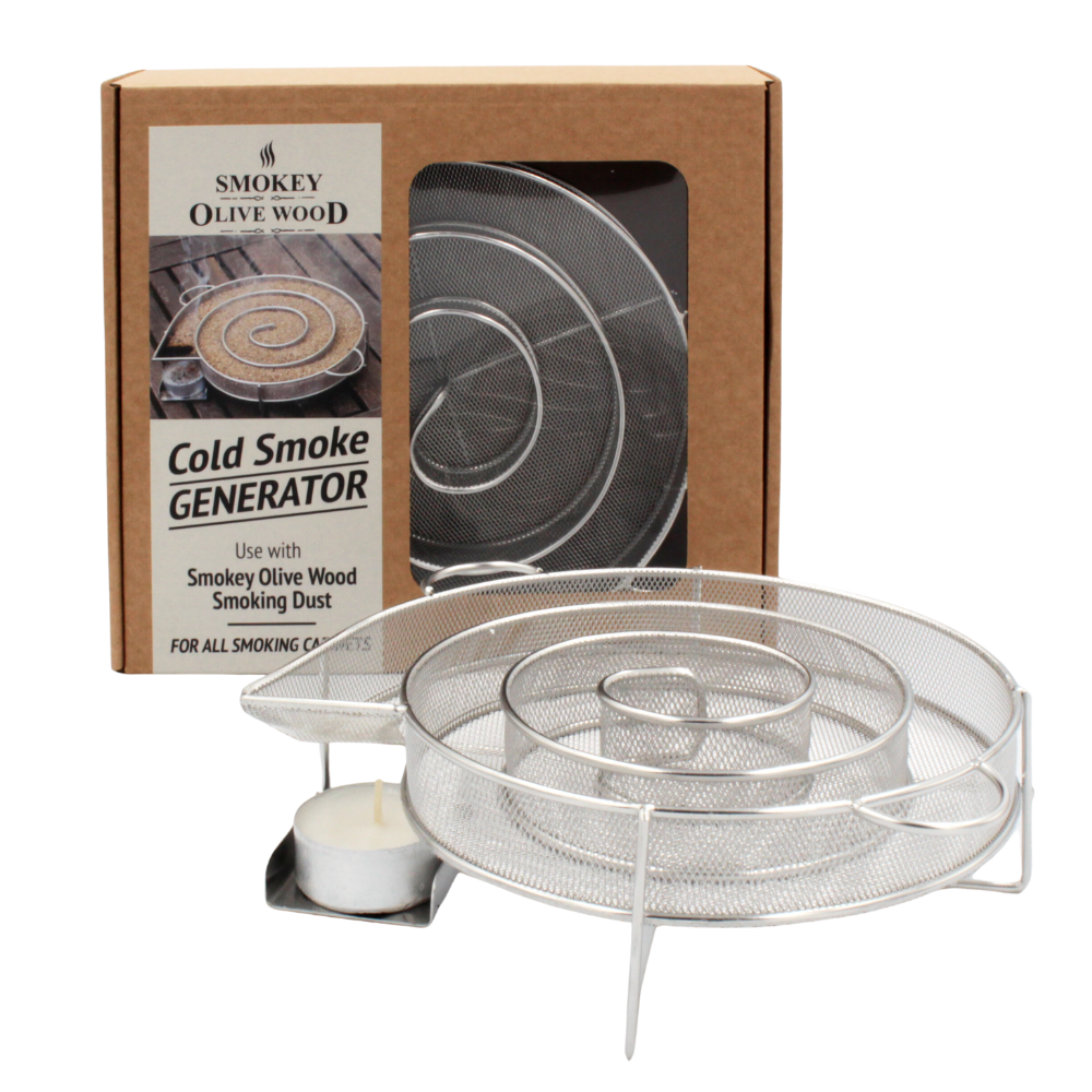 Cold smoke generator - Beste rookgenerator - Te gebruiken met rookmot - Koude rookgenerator - Smokey Olive Wood | SMOKEY OLIVE WOOD