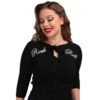 Collectif Charlene Rock Roll Cardigan Black-S | 50% korting | Collectif