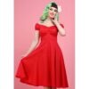Collectif Dolores Doll Swing Dress Red-XXS | 49% korting | Collectif