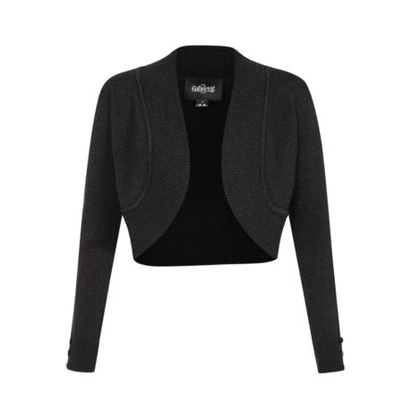 Collectif Jean Glitter Bolero Black-S | 30% korting | Collectif