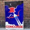 Concorde Emaille Bord- 97 x 63cm | Fiftiesstore