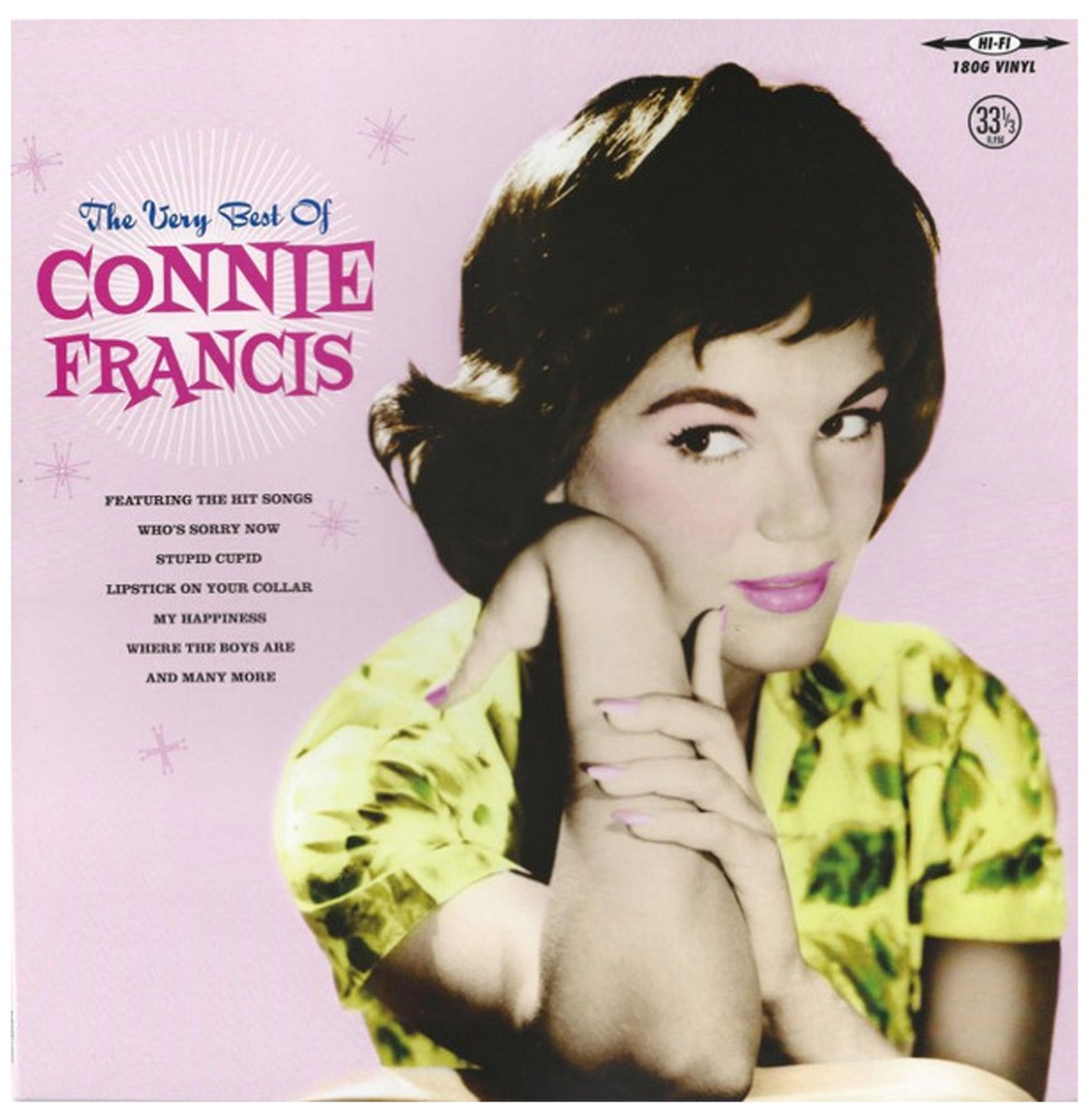 Connie Francis - The Very Best Of (Zwart Vinyl) (LP) | Fiftiesstore