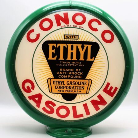 Conoco Ethyl Triangle Benzinepomp Bol | Bennies Fifties