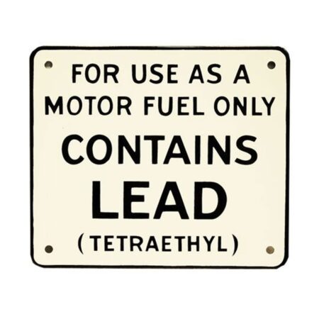 Contains Lead (Sm) Bordje Voor Benzinepomp 18 x 15