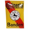 Continental Banden Emaille Bord - 60 x 40cm | Fiftiesstore