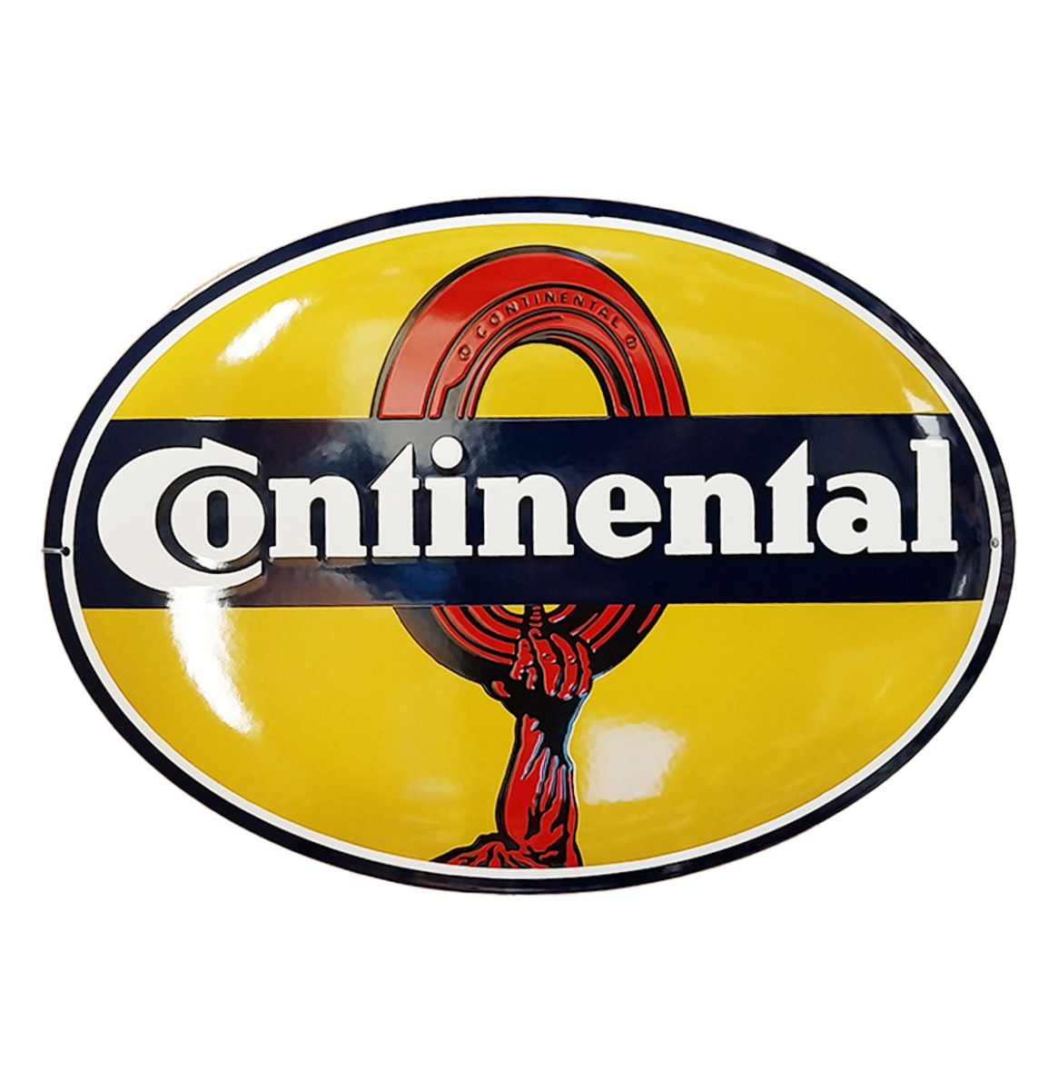 Continental Tires Emaille Bord - 55 x 40 cm | Fiftiesstore