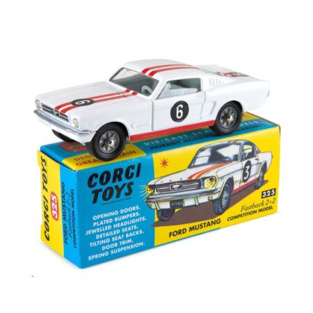 Corgi 325 - Retro Ford Mustang Fastback 325 2 + 2 Competition Schaal Model 1:46 | Fiftiesstore