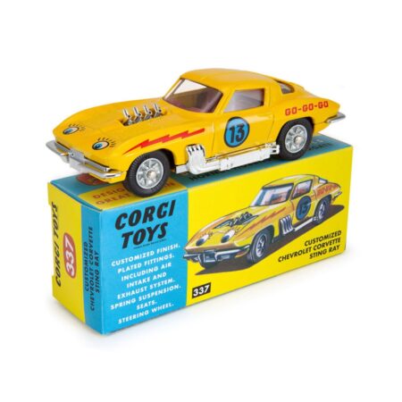 Corgi Toys No. 337 Chevrolet Corvette Sting Ray - 1:46 Die-Cast Model | Chevrolet