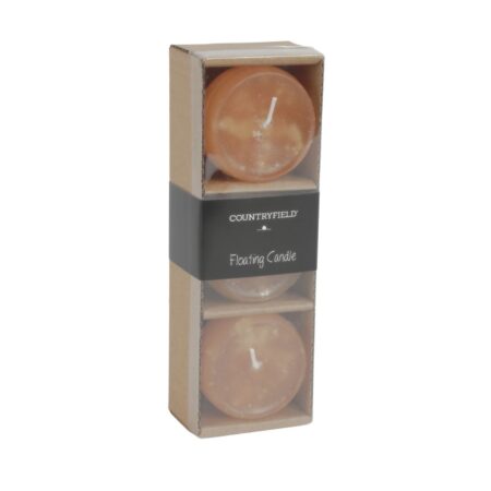 Countryfield drijfkaarsen Bollie amber | Countryfield