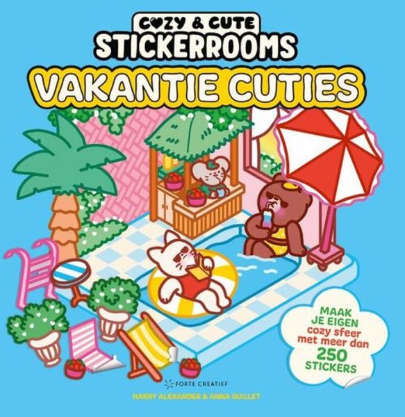 Cozy & Cute Stickerrooms - Vakantie Cuties |
