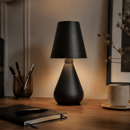 Cozy Maison Oplaadbare Tafellamp - Zwart | Cozy Maison