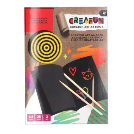 Creafun Kraskarton 25 Pagina's A4 In Boek | Creafun