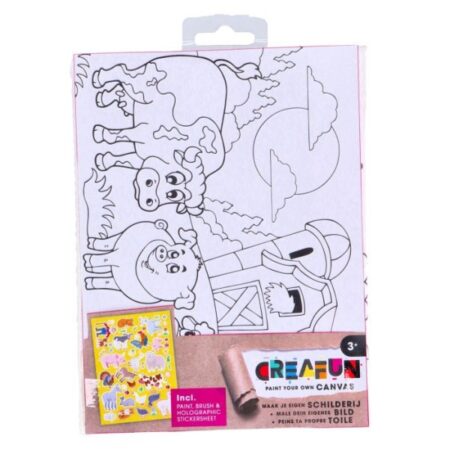 Creafun Schilderen Op Canvas Met Stickers 6-delig | Creafun