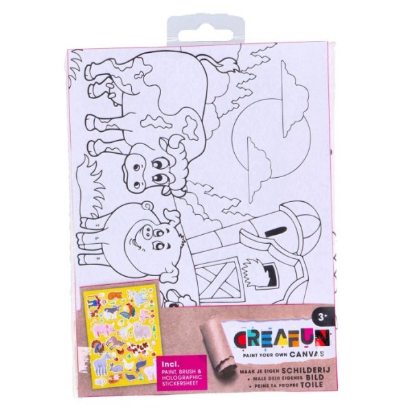 Creafun Schilderen Op Canvas Met Stickers 6-delig | Creafun