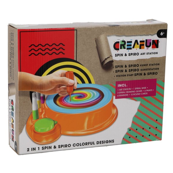 Creafun Spin'n Spiro 2 In 1 Verf/kleur Set | Creafun