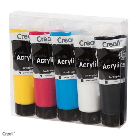 Creall Studio acrylics 5 tubes van 120ml | Creall