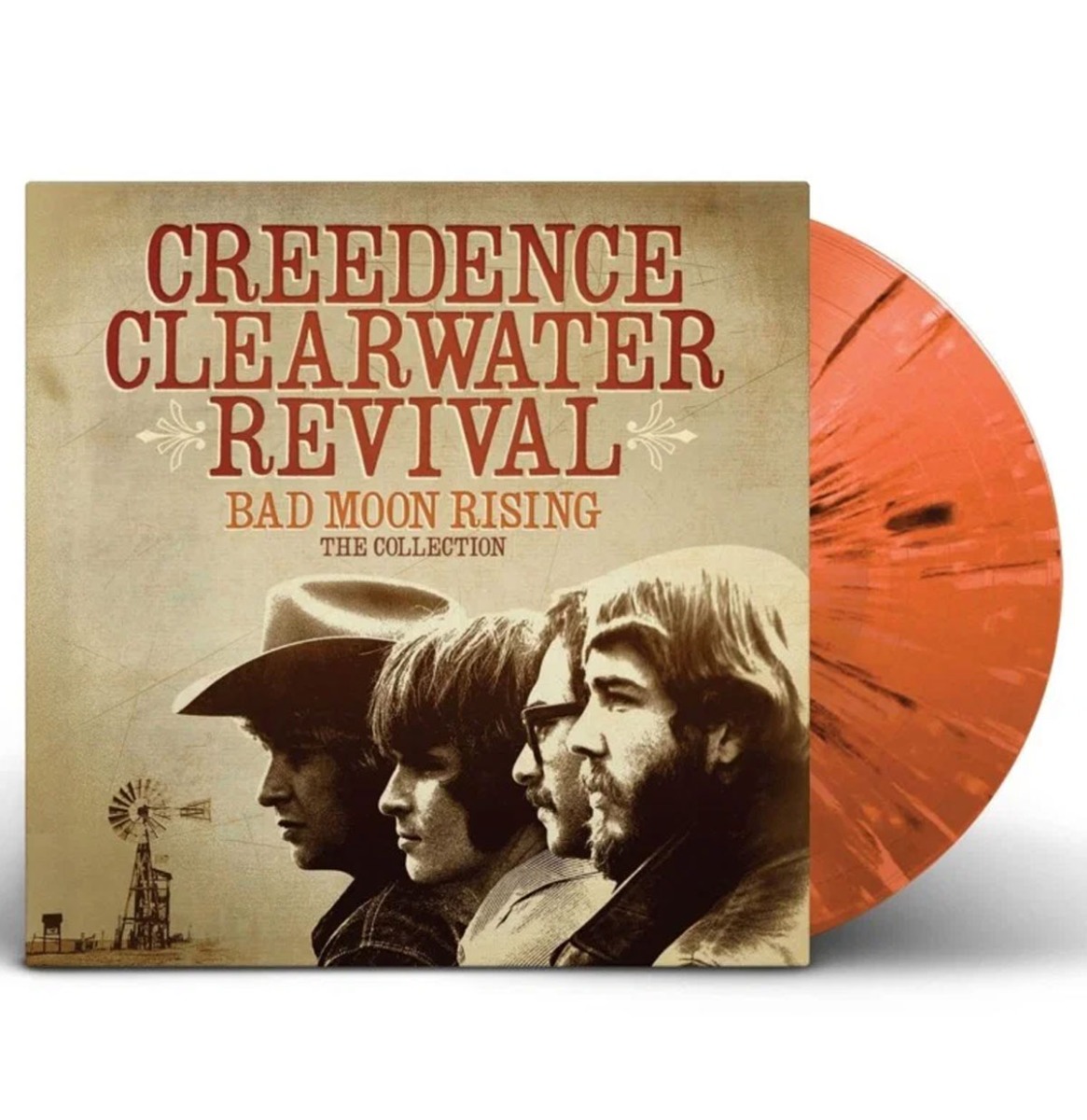 Creedence Clearwater Revival - Bad Moon Rising The Collection (Oranje & Zwart Splatter Vinyl) (LP) | Fiftiesstore
