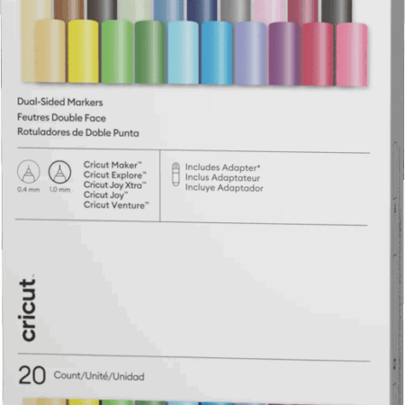 Cricut Dual Tip Markers Ultimate (set van 20) + adapter