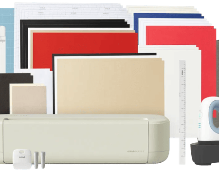 Cricut Explore 5 Essentials + EasyPress Mini bundel