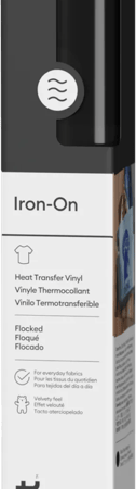Cricut Flock Iron-On Zwart 30