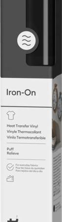 Cricut Puff Iron-On Zwart 30