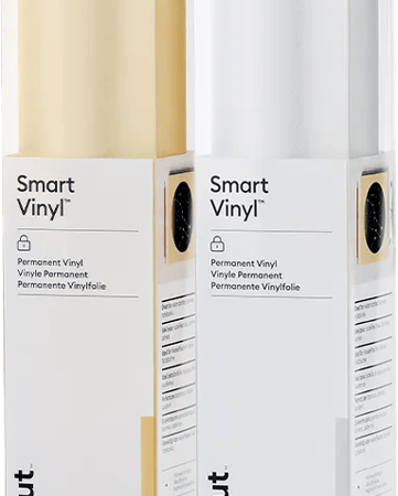 Cricut Smart Vinyl Permanent 33x366 Shimmer Goud en Shimmer Zilver Combo Pack