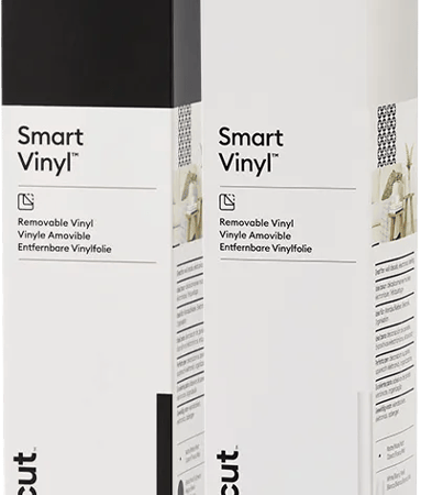 Cricut Smart Vinyl Verwijderbaar 33x640 Zwart en Wit Duo Pack