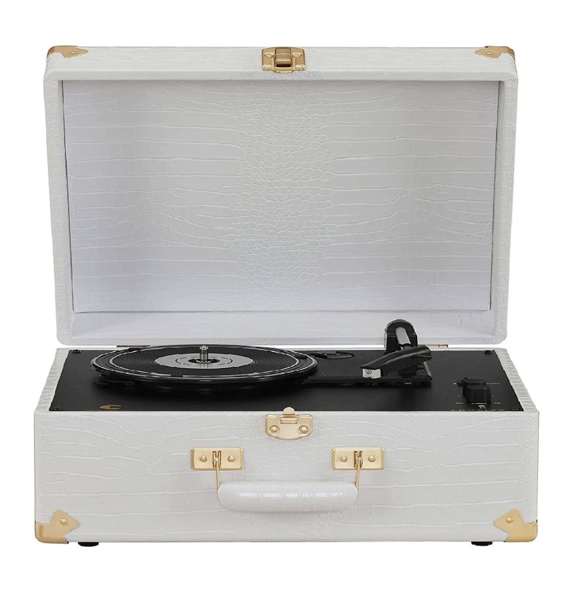 Crosley Anthology Platenspeler - White Croc (B-STOCK) | 41% korting | Crosley