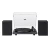 Crosley C62 Platenspeler Met Ingebouwde Ontvanger En Stereo Luidsprekers - Zwart | Crosley