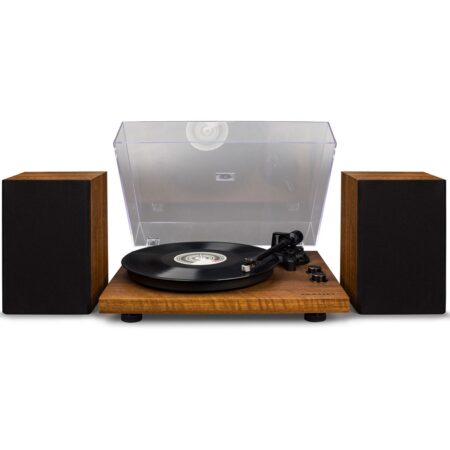 Crosley C62 Platenspeler Met Ingebouwde Versterker En Stereo Speakers - Walnut | Crosley