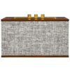 Crosley CR3110A-GY Octave Mid-Century Bluetooth-luidspreker met USB-telefoonoplader - grijs | Crosley