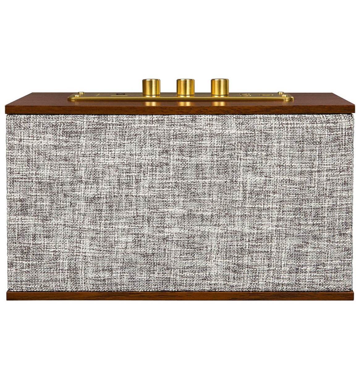Crosley CR3110A-GY Octave Mid-Century Bluetooth-luidspreker met USB-telefoonoplader - grijs | Crosley