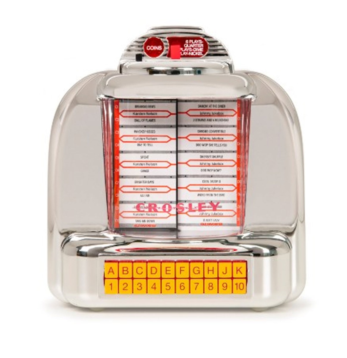 Crosley Corsair Diner Jukebox Tafelmodel Radio - Zilver | Crosley