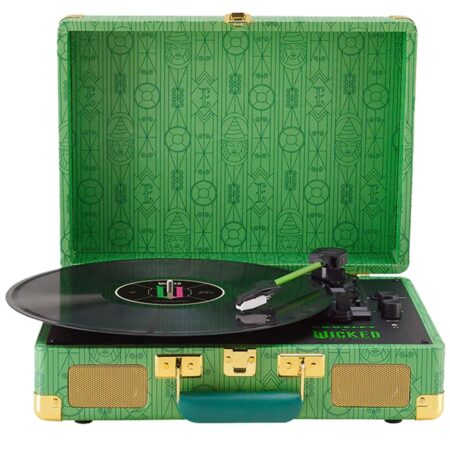 Crosley Cruiser Plus Platenspeler Met Bluetooth In/Uit - Wicked For Good Ehaba Smaragd Groen (Cynthia Erivo) Editie | Crosley