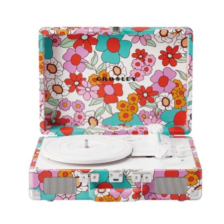 Crosley Cruiser Plus Platenspeler met Bluetooth In/Out - Groovy Flowers | Crosley