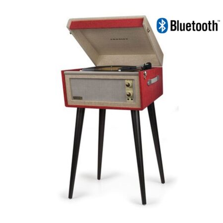 Crosley Dansette Bermuda Vinyl Platen Speler - Rood - Met Bluetooth | Crosley