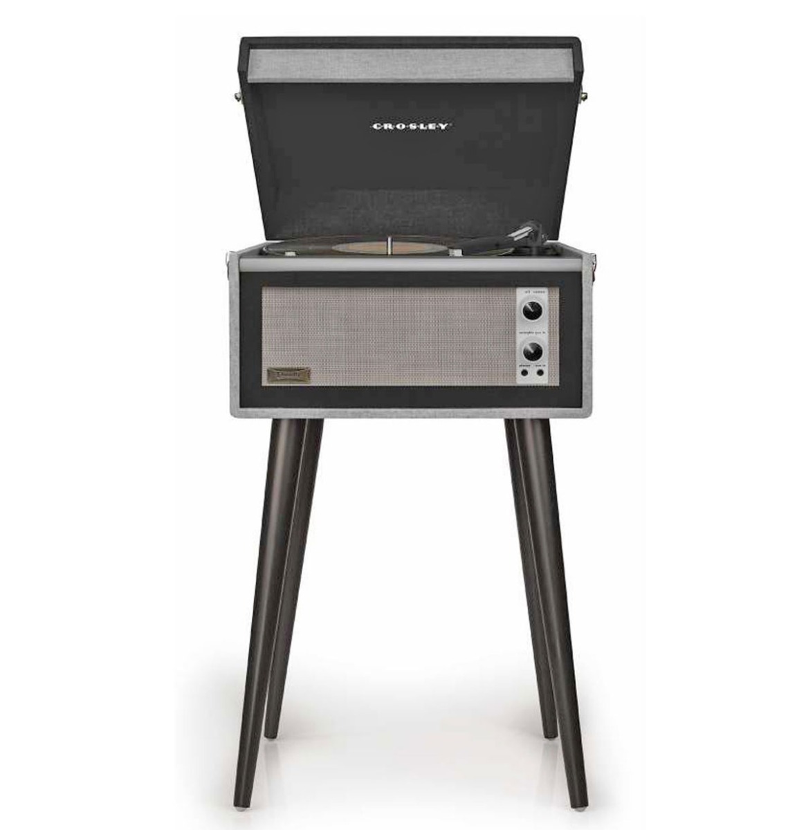 Crosley Dansette Bermuda Vinyl Platen Speler - Zwart B-Stock - LAATSTE STUKS | 39% korting | Crosley